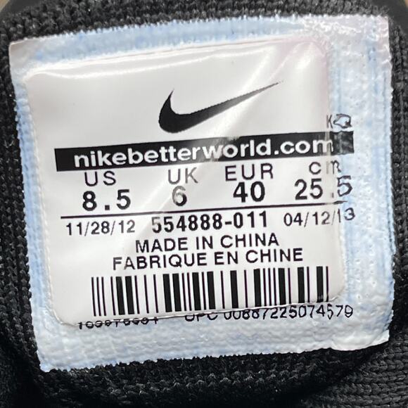 Nike Flyknit Lunar 1 Shoes Womens Size 8.5 Black Running Comfort Walking Sneaker - Picture 8 of 9